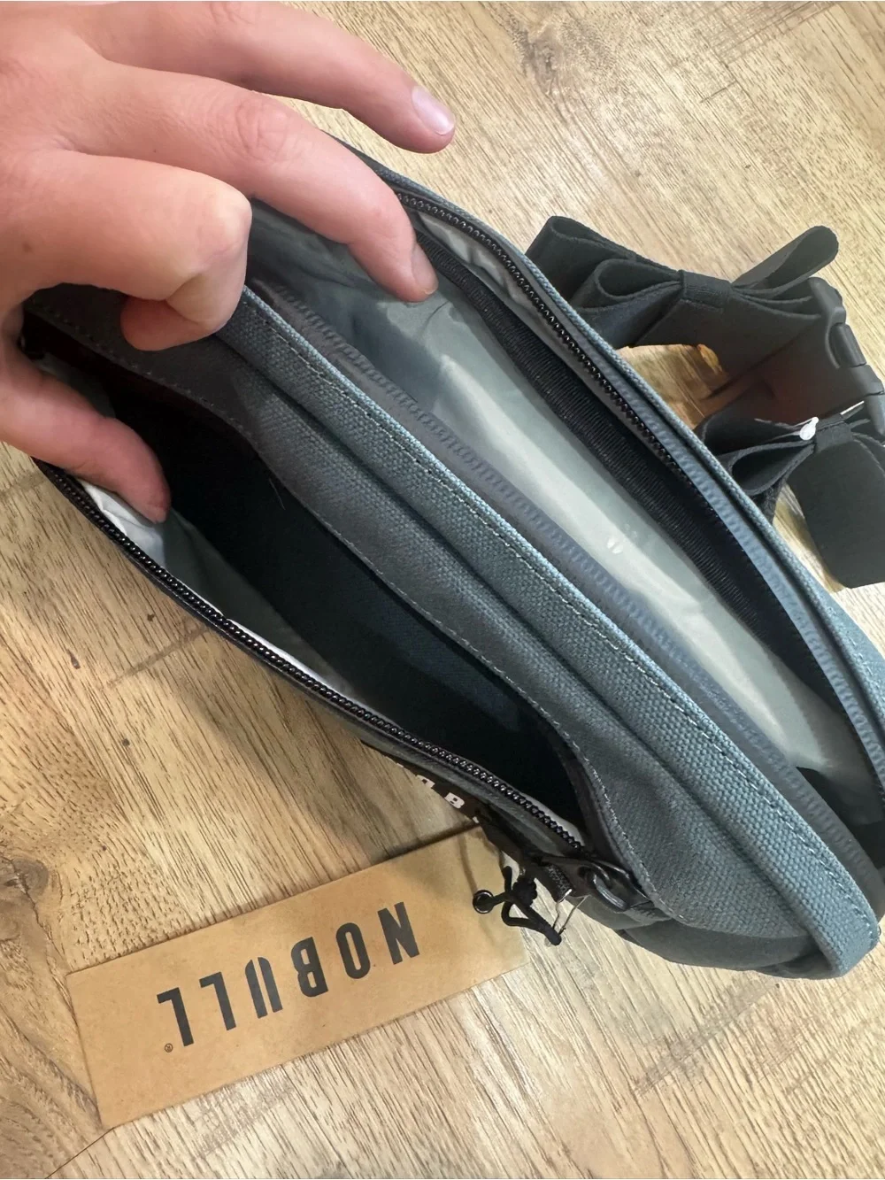 NOBULL Men's Olive Waist Pack in Dark Green